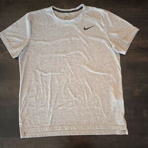 Nike Men's Gray Dri-Fit Short Sleeve Tee